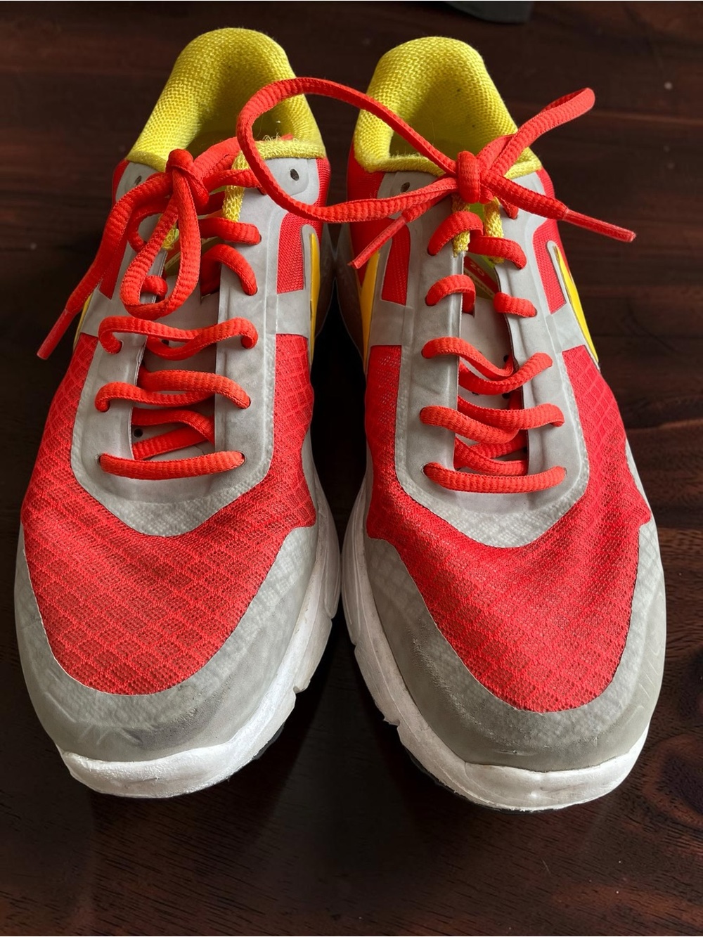 Nike Women’s Lunar Fly 1.5‎ Orange Gray Yellow Low-Top Sneakers Size 8